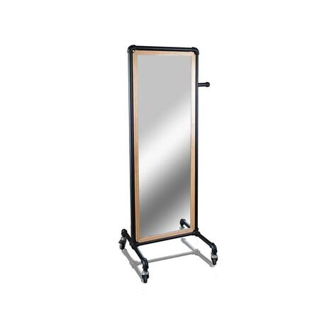 AMKO Pipeline Mirror with Casters PL-MR